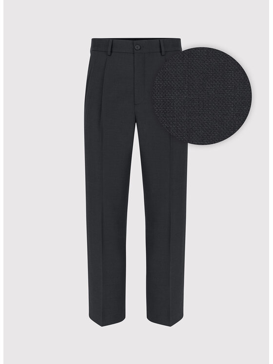 Pako Lorente Pako Lorente Spodnie garniturowe P26WF-6G-008 Czarny Regular Fit