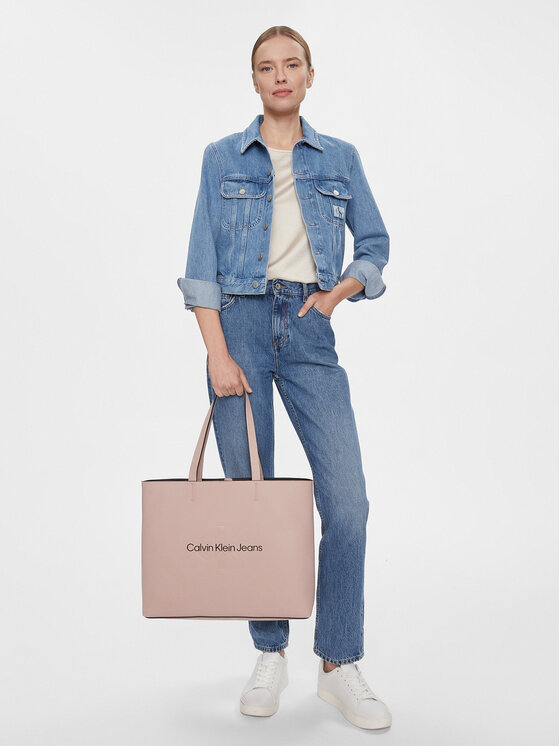 Calvin Klein Jeans Calvin Klein Jeans Geantă Sculpted Slim Tote34 Mono K60K610825 Roz