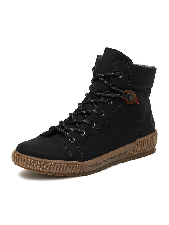 Rieker Rieker Botine N0730-00 Negru