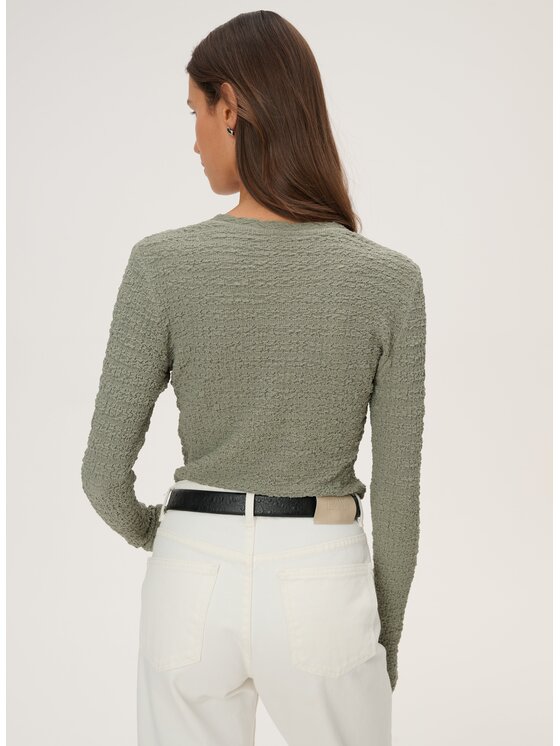 LEBRAND LEBRAND Longsleeve Faro Zielony ciemny