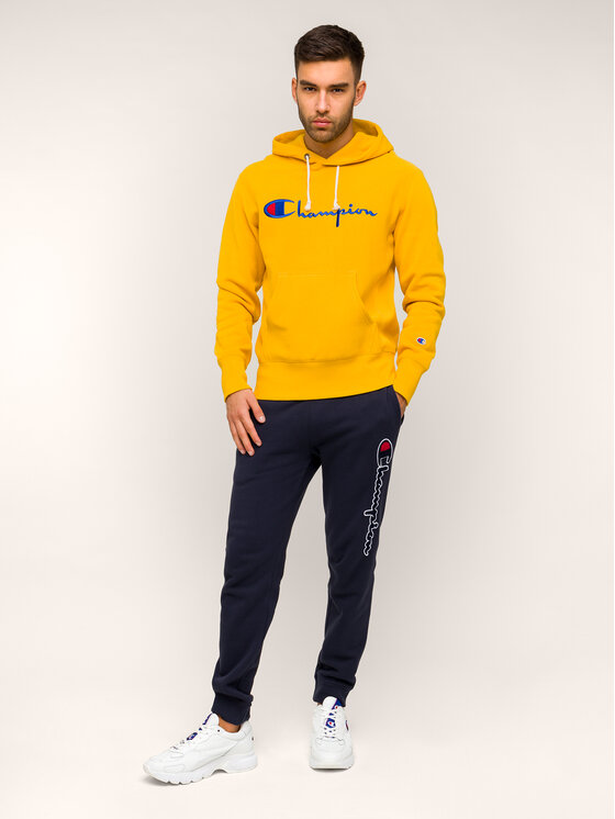 Champion Champion Bluza 212574 Żółty Regular Fit