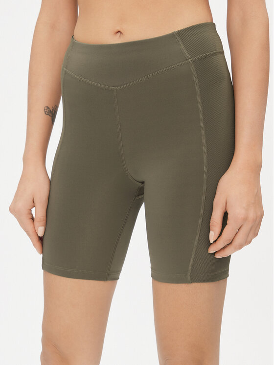 Reebok Biker shorts Yoga Performance IM4041 Verde Tight Fit, taglia : L