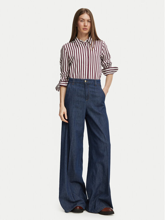 Tommy Hilfiger Tommy Hilfiger Marškiniai Fliud WW0WW52927 Vyšninė Regular Fit