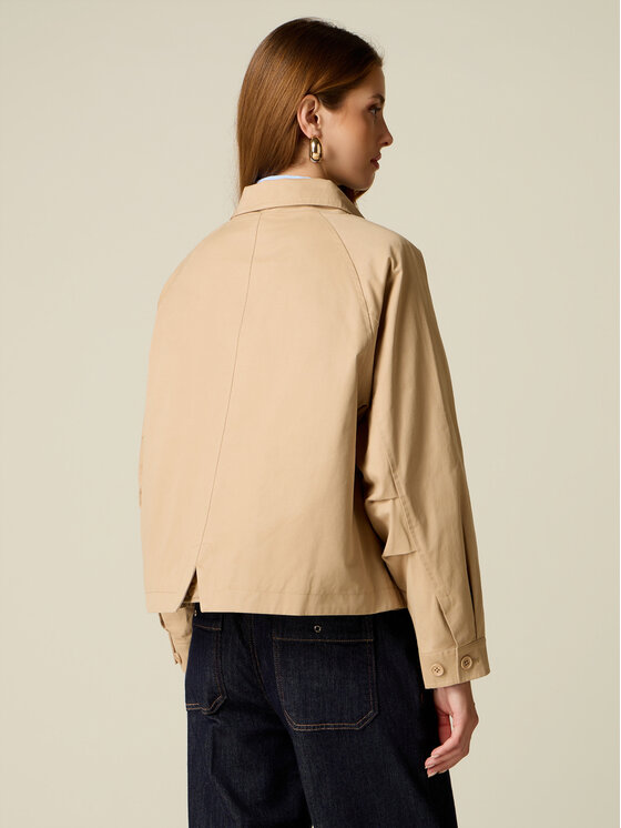 Oltre Oltre Cappotto invernale 0016J000173N012 Crema Boxy Fit