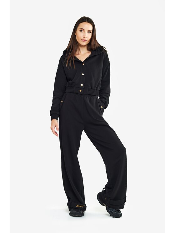 MANDRAGORA MANDRAGORA Mikina Viviane Černá Relaxed Fit