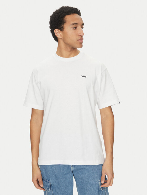 Vans Vans Póló Left Chest II VN000P1P Fehér Loose Fit