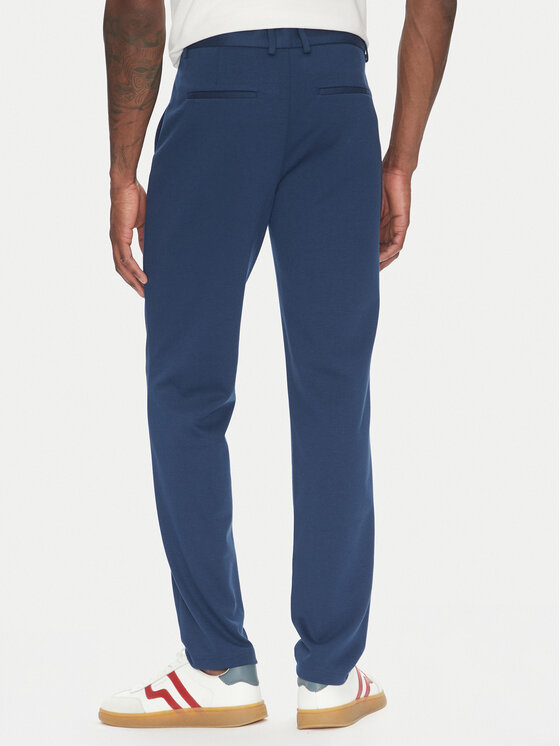 Lindbergh Lindbergh Chino kalhoty 30-006052 Modrá Slim Fit