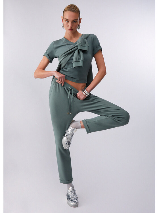 Liu Jo Liu Jo Pantaloni di tessuto TA6081JS86976009 Viola Regular Fit