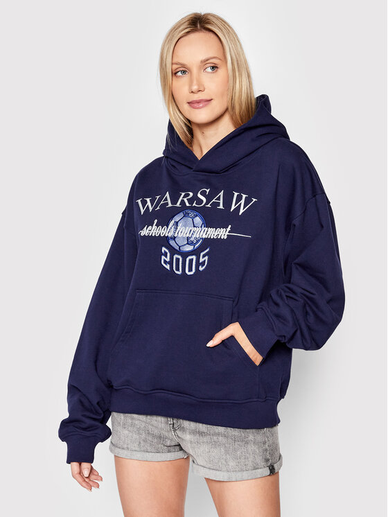 Felpa Unisex Wst Blu scuro Regular Fit