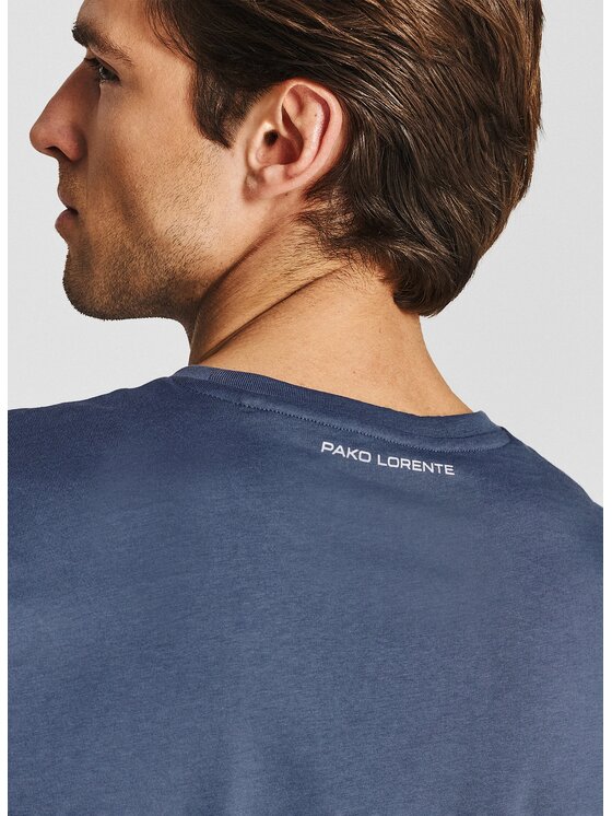 Pako Lorente Pako Lorente T-Shirt P26SF-TT-002 Niebieski Regular Fit