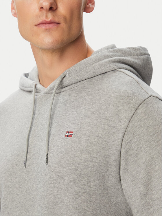 Napapijri Napapijri Світшот Balis H NP0A4H8A Сірий Regular Fit