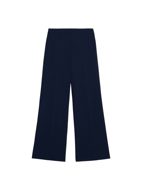 Oltre Oltre Pantaloni di tessuto P274J002362N034 Blu Baggy Fit
