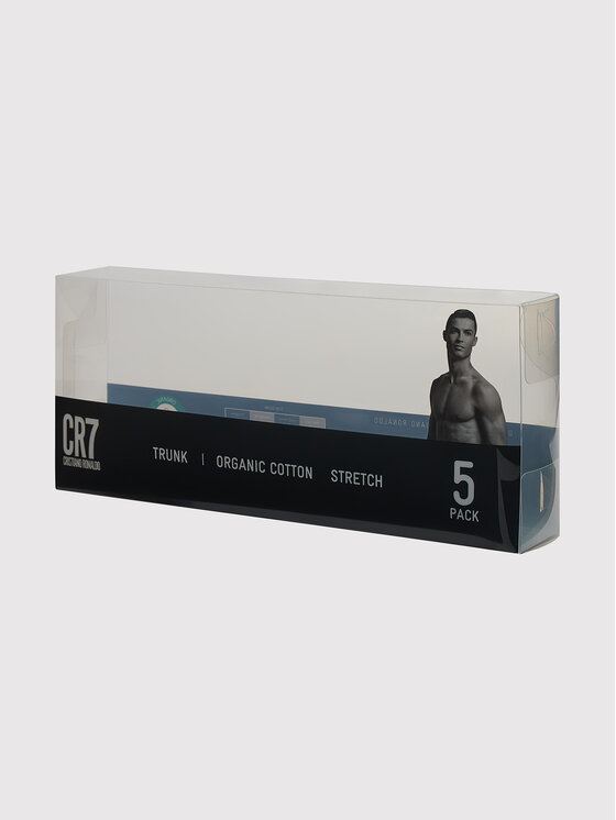 Cristiano Ronaldo CR7 Cristiano Ronaldo CR7 Σετ μποξεράκια 5 τμχ. Basic Trunk 5-Pack 8106-49-2400 Γκρι