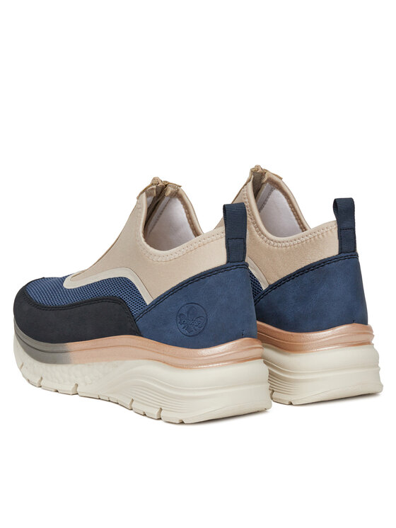 Rieker Rieker Sneakersy 48053-14 Granatowy