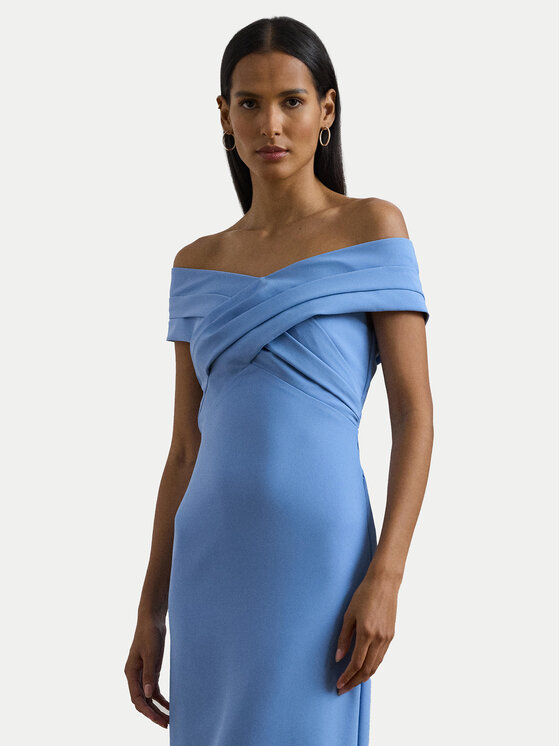 LAUREN RALPH LAUREN LAUREN RALPH LAUREN Večerní šaty 253936391006 Modrá Slim Fit