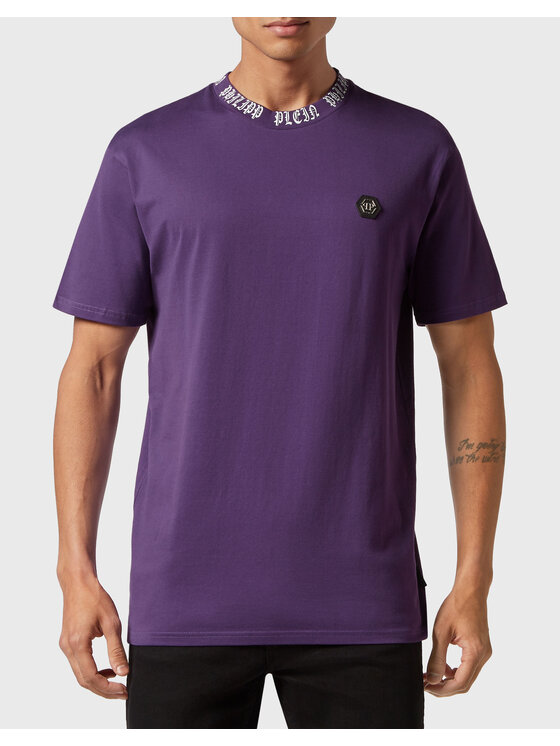 PHILIPP PLEIN PHILIPP PLEIN T-Shirt 763 Fialová Regular Fit