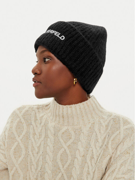 KARL LAGERFELD KARL LAGERFELD Шапка 246W3411 Черен