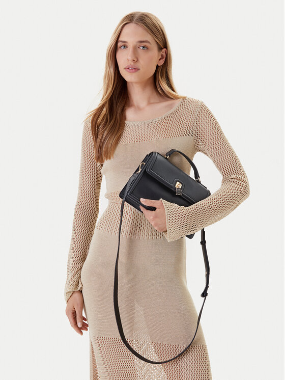 Tommy Hilfiger Tommy Hilfiger Ročna torba Th Eternity Mini Satchel AW0AW17176 Črna