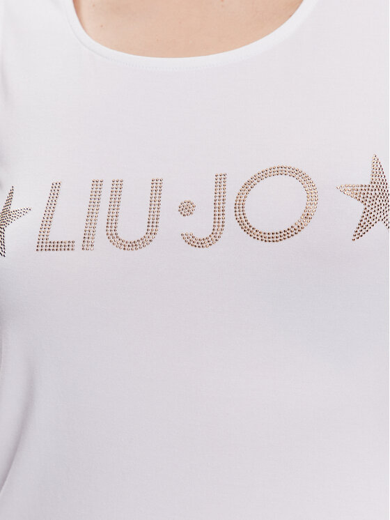 Liu Jo Beachwear Liu Jo Beachwear Top VA3100 J5360 Alb Regular Fit