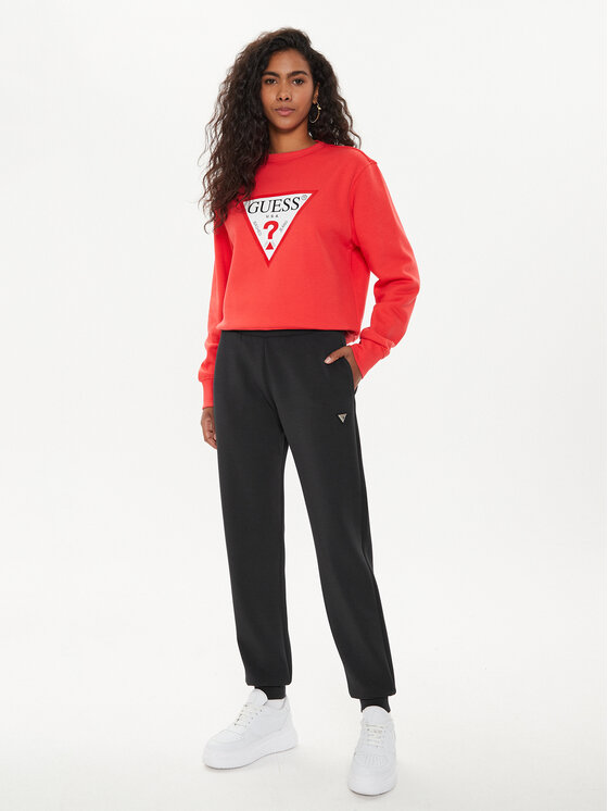 Guess Guess Sweatshirt W2YQ16 KBA11 Rot Regular Fit