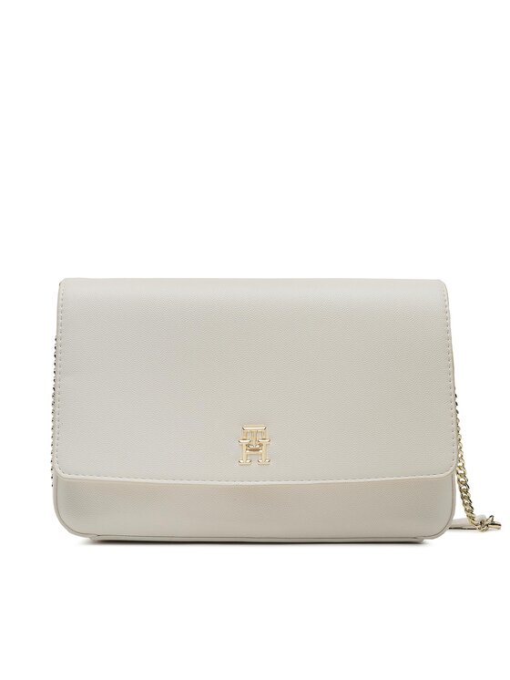 Tommy Hilfiger Tommy Hilfiger Borsetta Th Timeless Flap Crossover AW0AW14487 Bianco