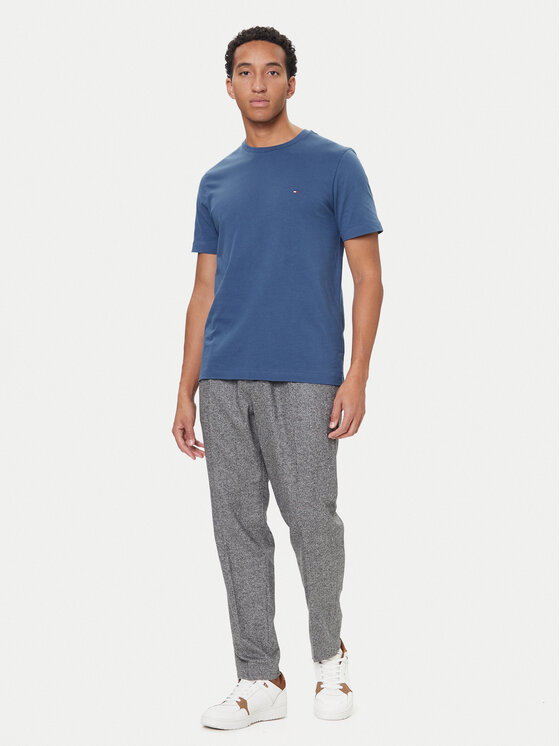 Tommy Hilfiger Tommy Hilfiger Marškinėliai Ess Seasonal MW0MW39995 Mėlyna Regular Fit