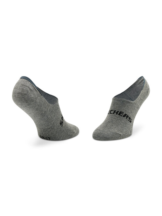 Skechers Skechers Set di 2 paia di pedulini unisex SK44008 Grigio