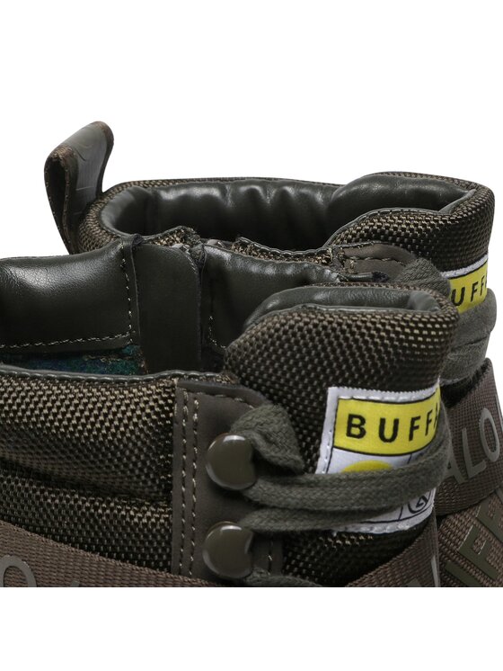 Buffalo Buffalo Gležnjače Aspha Com1 Laceup Mi BN1622160 Kaki