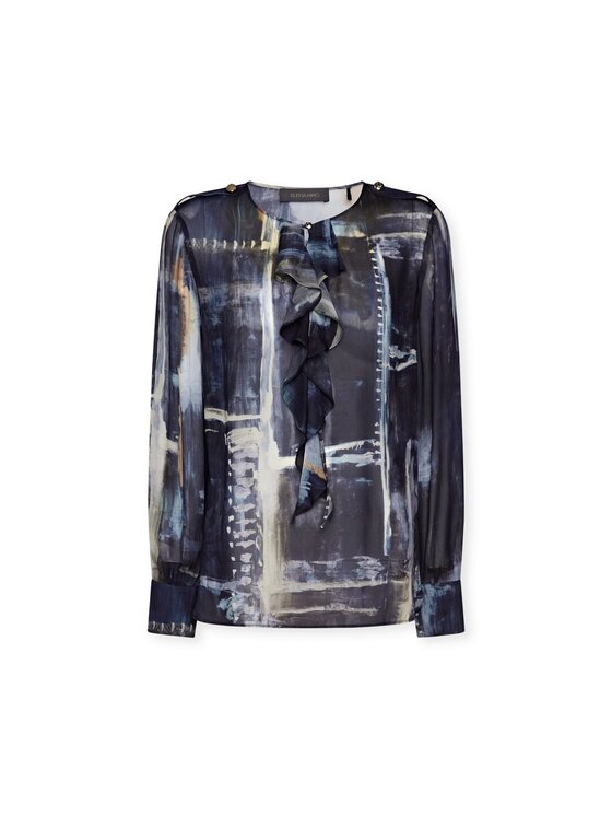 Elena Mirò Elena Mirò Blusa 2117P000151N041 Blu Regular Fit