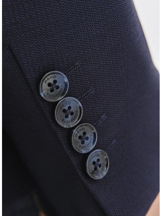 Pako Lorente Pako Lorente Marynarka P25WP-3X-031 Granatowy Slim Fit