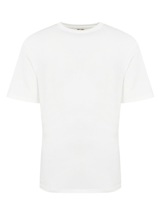 Only & Sons Only & Sons Set od 3 majice Jeff 22034550 Bijela Relaxed Fit