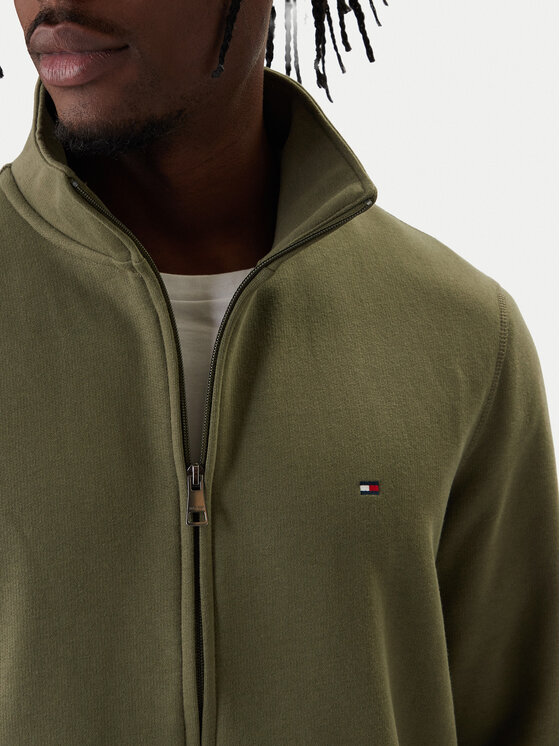 Tommy Hilfiger Tommy Hilfiger Bluză Essential MW0MW41759 Verde Regular Fit