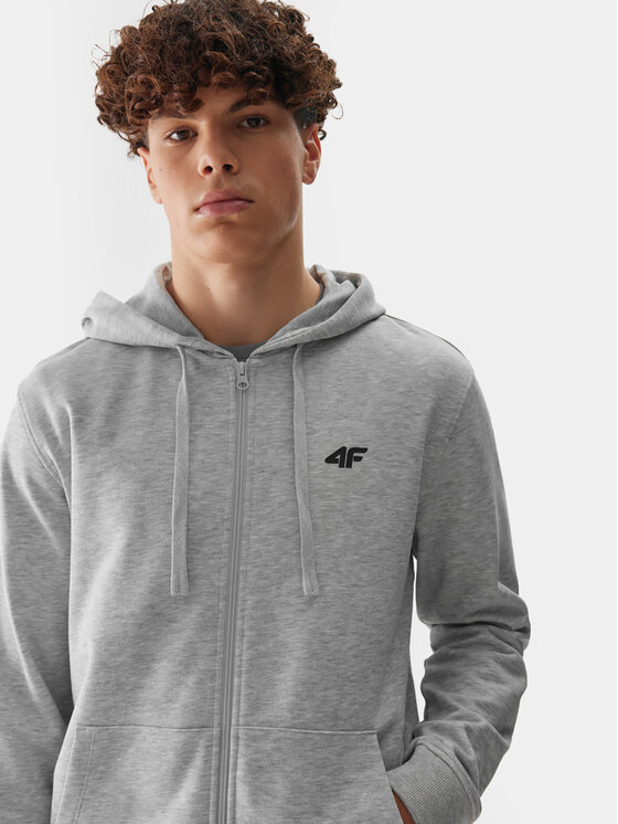 4F 4F Суитшърт 4FWSS24TSWSM0951 Сив Regular Fit