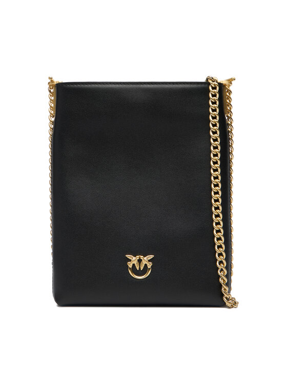 PINKO PINKO Kabelka Flat Satchel AI 25-26 PCPL 105352 A0QO Černá