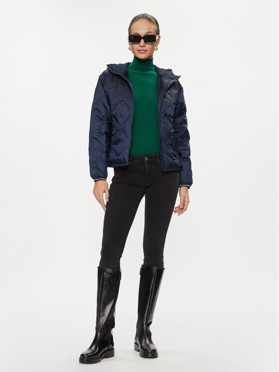 Tommy Jeans Tommy Jeans Μπουφάν μεταβατικό DW0DW17242 Σκούρο μπλε Regular Fit