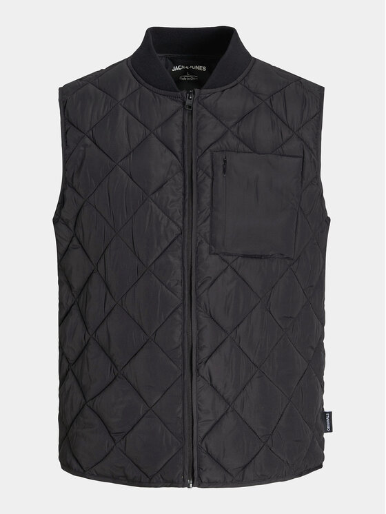 Jack & Jones Jack & Jones Mellény Karl 12249375 Fekete Regular Fit