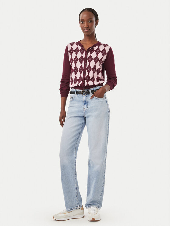 Tommy Jeans Tommy Jeans Ζακέτα Essential DW0DW23363 Μωβ Regular Fit