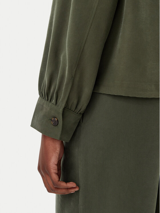 Tom Tailor Tom Tailor Koszula 1045274 Zielony Regular Fit