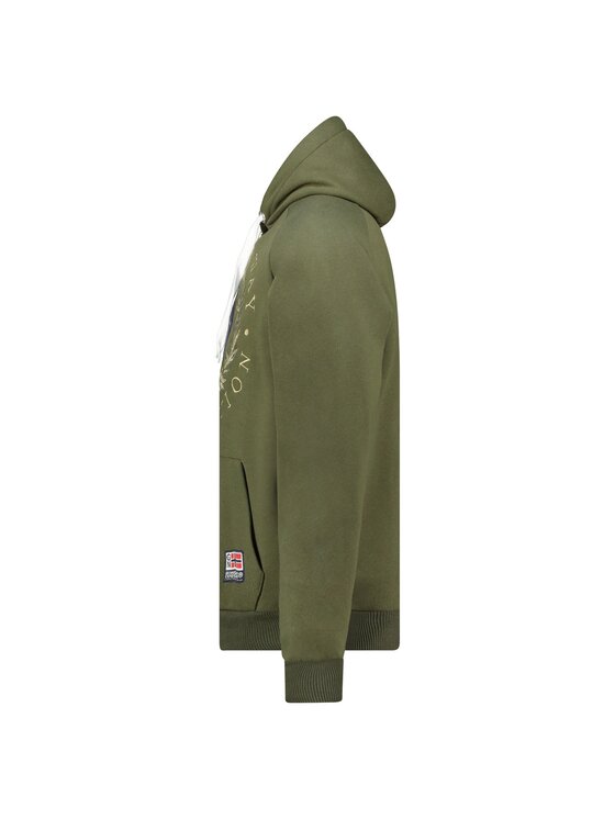 Geographical Norway Geographical Norway Bluza WZ3049H/GN-Kaki Zielony Regular Fit
