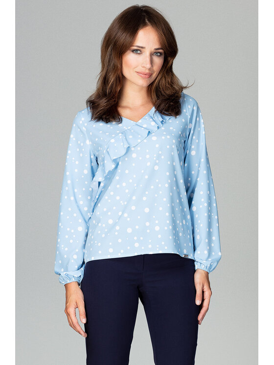 Lenitif Lenitif Bluzka K474 Kolorowy Regular Fit