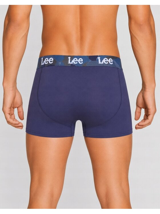 Lee Lee Bokserki Parsons 3 Pack Cotton Elastane Trunks Kolorowy