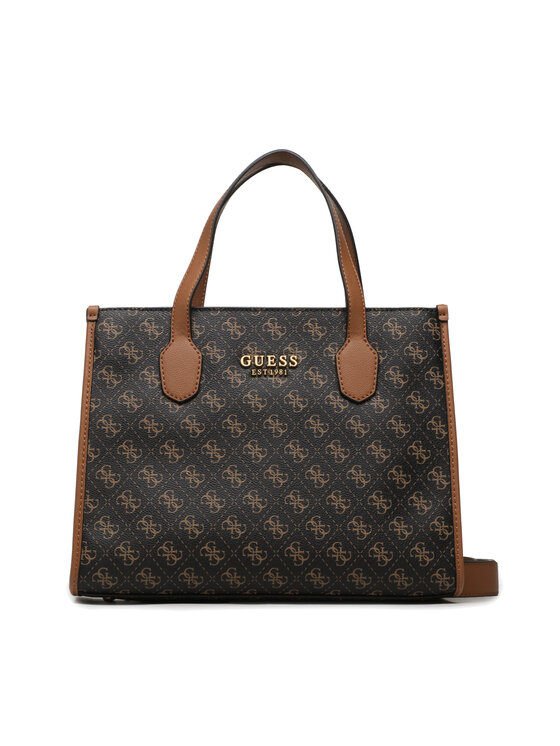 Guess Geantă Silvana (QN) HWQN86 65220 Maro (QN) imagine noua