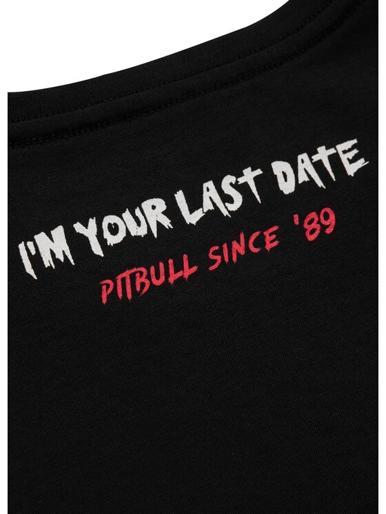 PITBULL PITBULL T-Shirt Koszulka damska Sweetie-Chu L Czarny Regular Fit