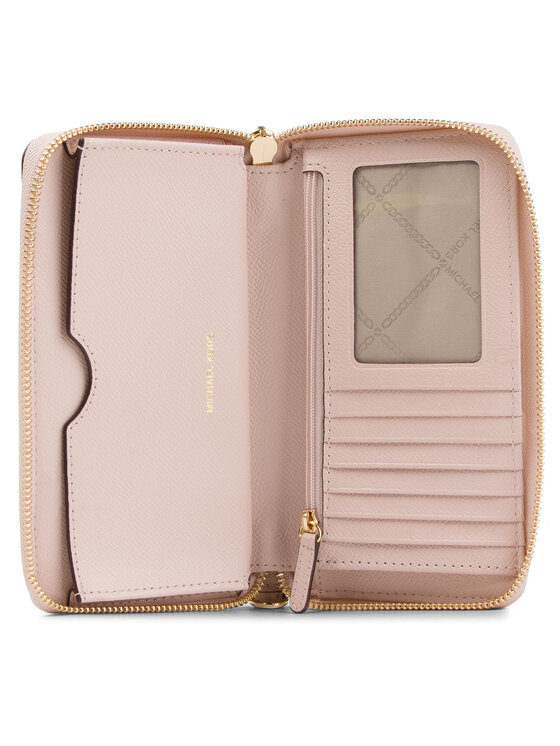 MICHAEL Michael Kors Portefeuille femme grand format Wristlets 32H4GTVE9L Rose