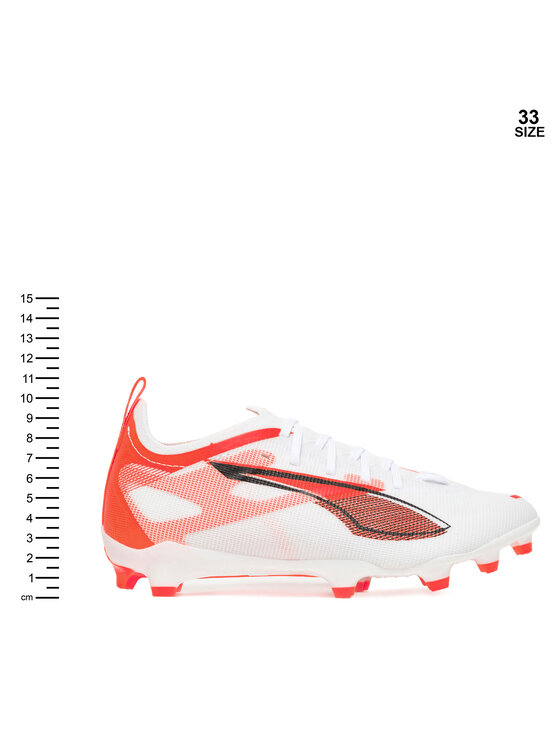 Puma Puma Ghete pentru fotbal Ultra 5 Pro Fg/Ag Jr 108165 01 Alb