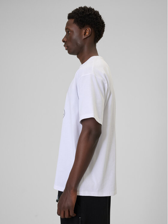 4F 4F T-Shirt FOB Biały Loose Fit