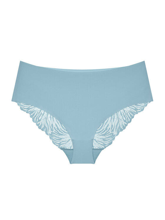 Triumph Triumph Klasične spodnje hlačke z visokim pasom Pretty 10222227 Svetlo modra