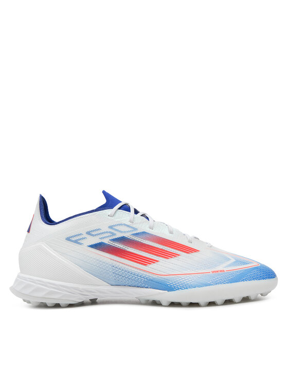 adidas Futbalové topánky F50 Pro Turf IF1323 Biela
