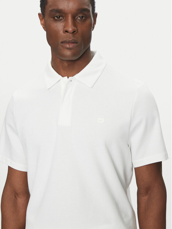 Michael Kors Michael Kors Поло CS552GZH5J Білий Regular Fit