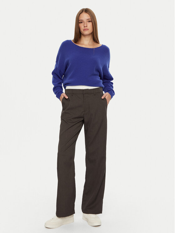 American Vintage American Vintage Pulover Damsville DAM225H24 Modra Loose Fit
